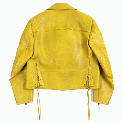 Prada Triangle Logo Charm Calfskin Jacket