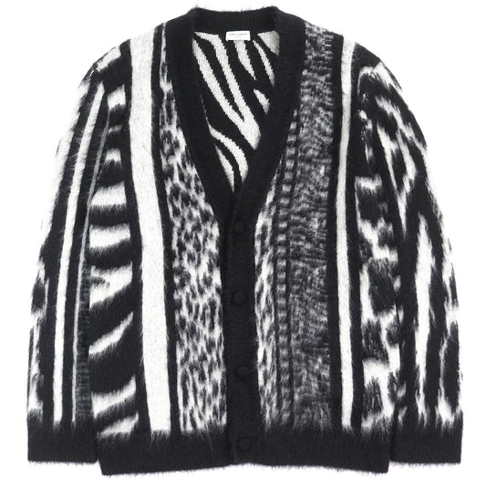 Saint Laurent Paris Mohair Nylon Cardigan