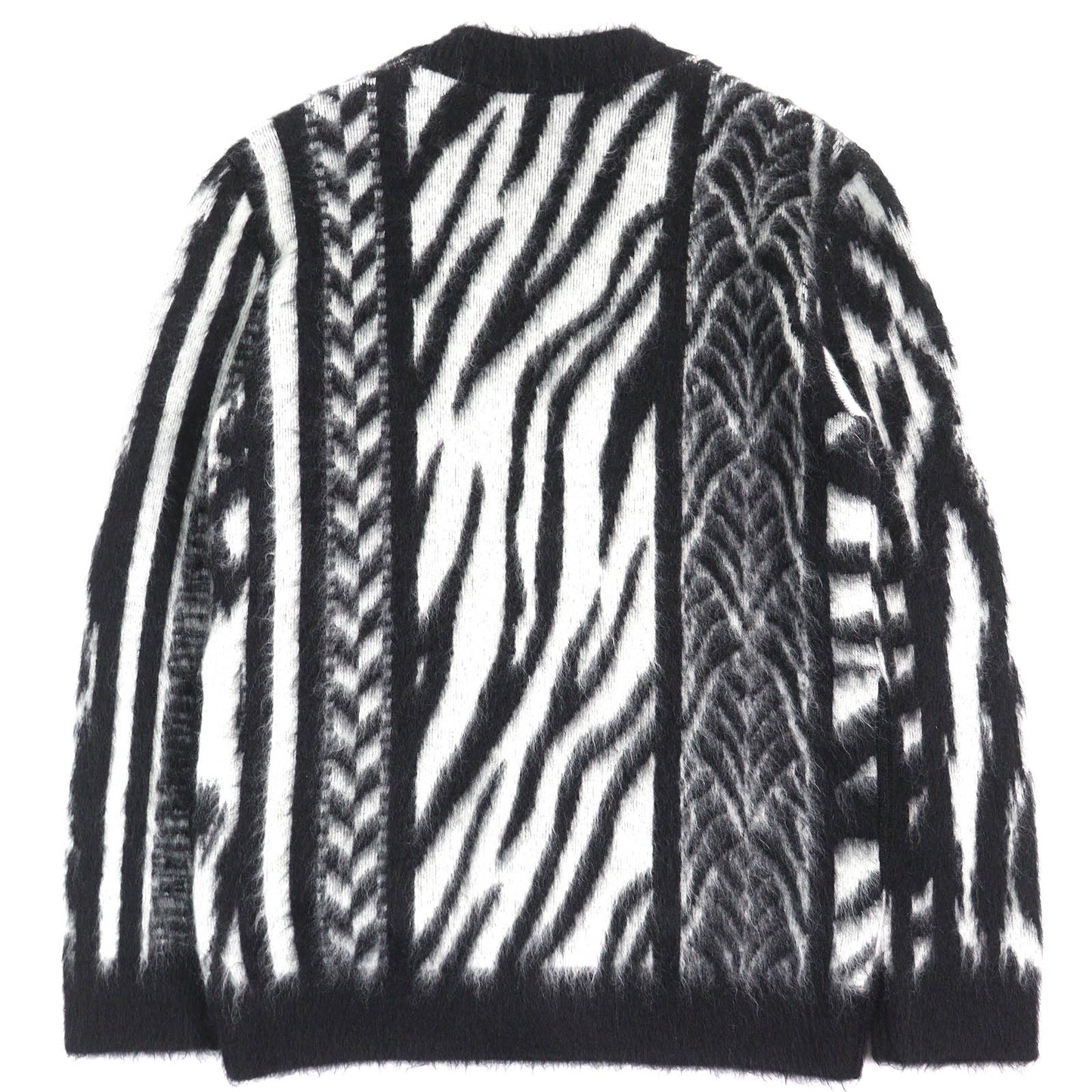 Saint Laurent Paris Mohair Nylon Cardigan