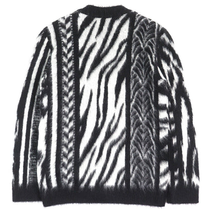Saint Laurent Paris Mohair Nylon Cardigan