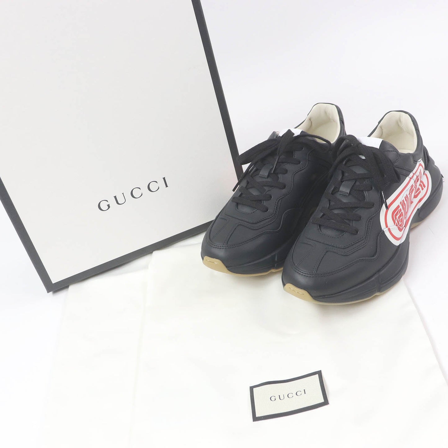 Gucci Ryton With logo Leather Sneakers