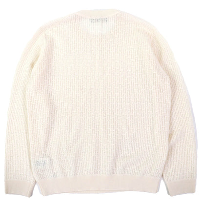 Fendi Zucca openwork wool knit sweater