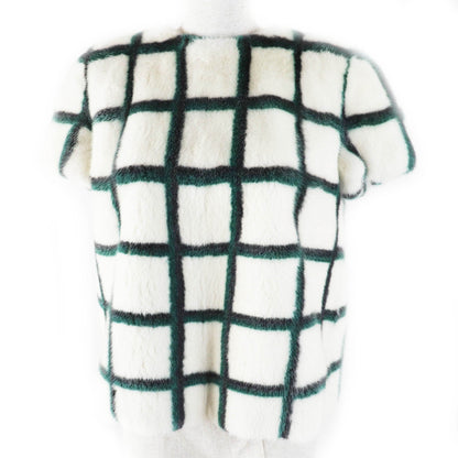 Christian Dior 5A26586A6035 Mink Silk Short Sleeve Top