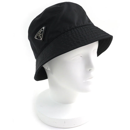 Prada Re-Nylon Triangle Logo Bucket Hat