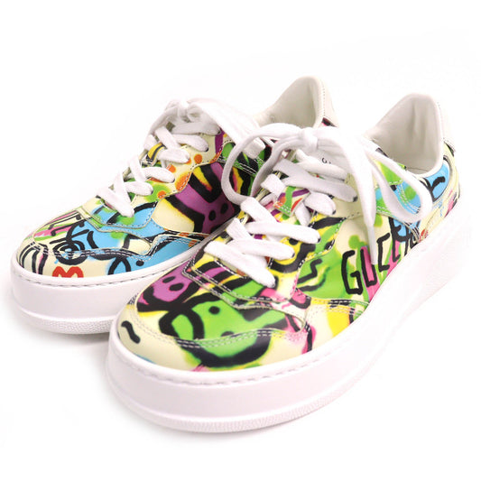 Gucci Interlocking G Graffiti Print Rabbit Platform sneakers