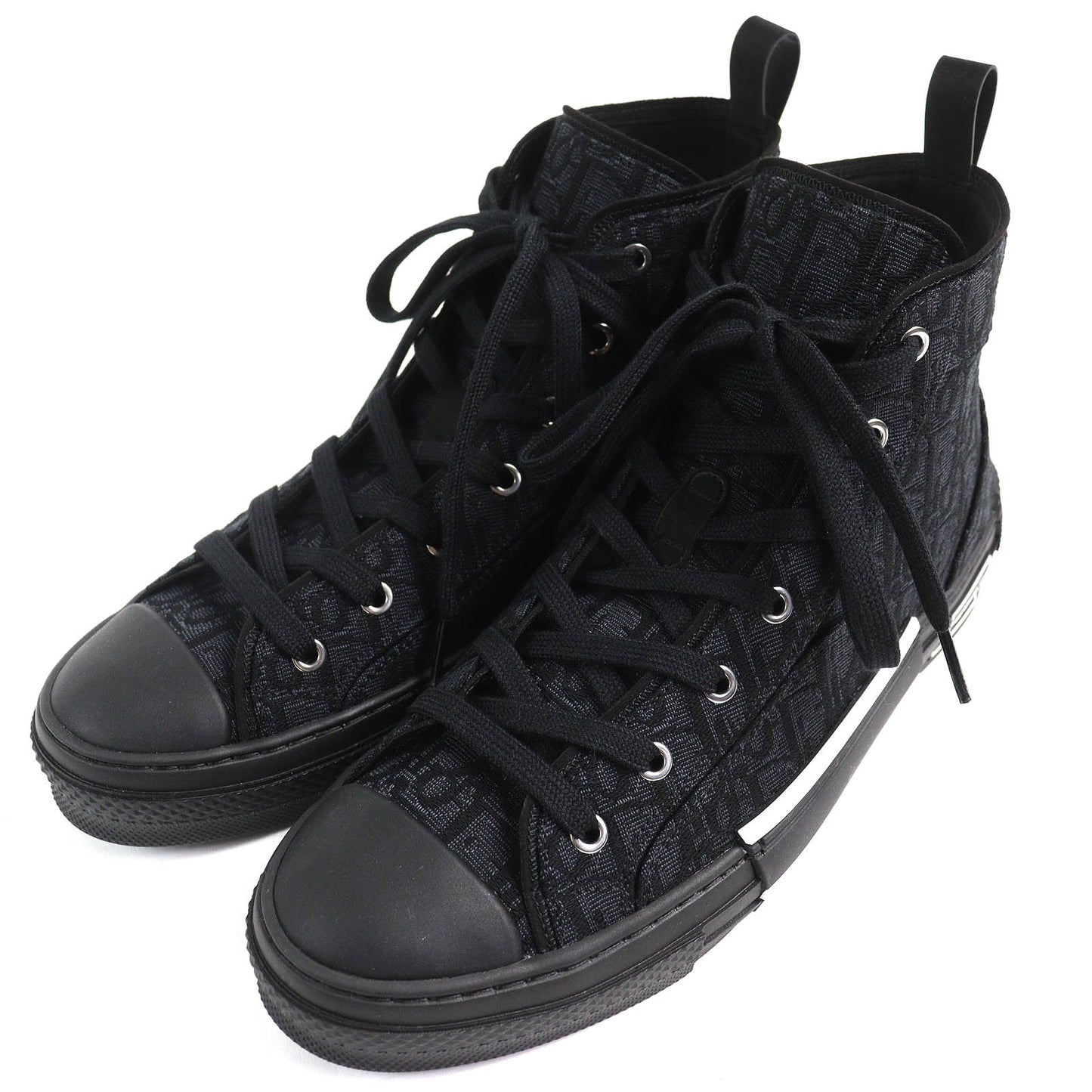 Dior B23 Oblique Logo High Cut Sneakers
