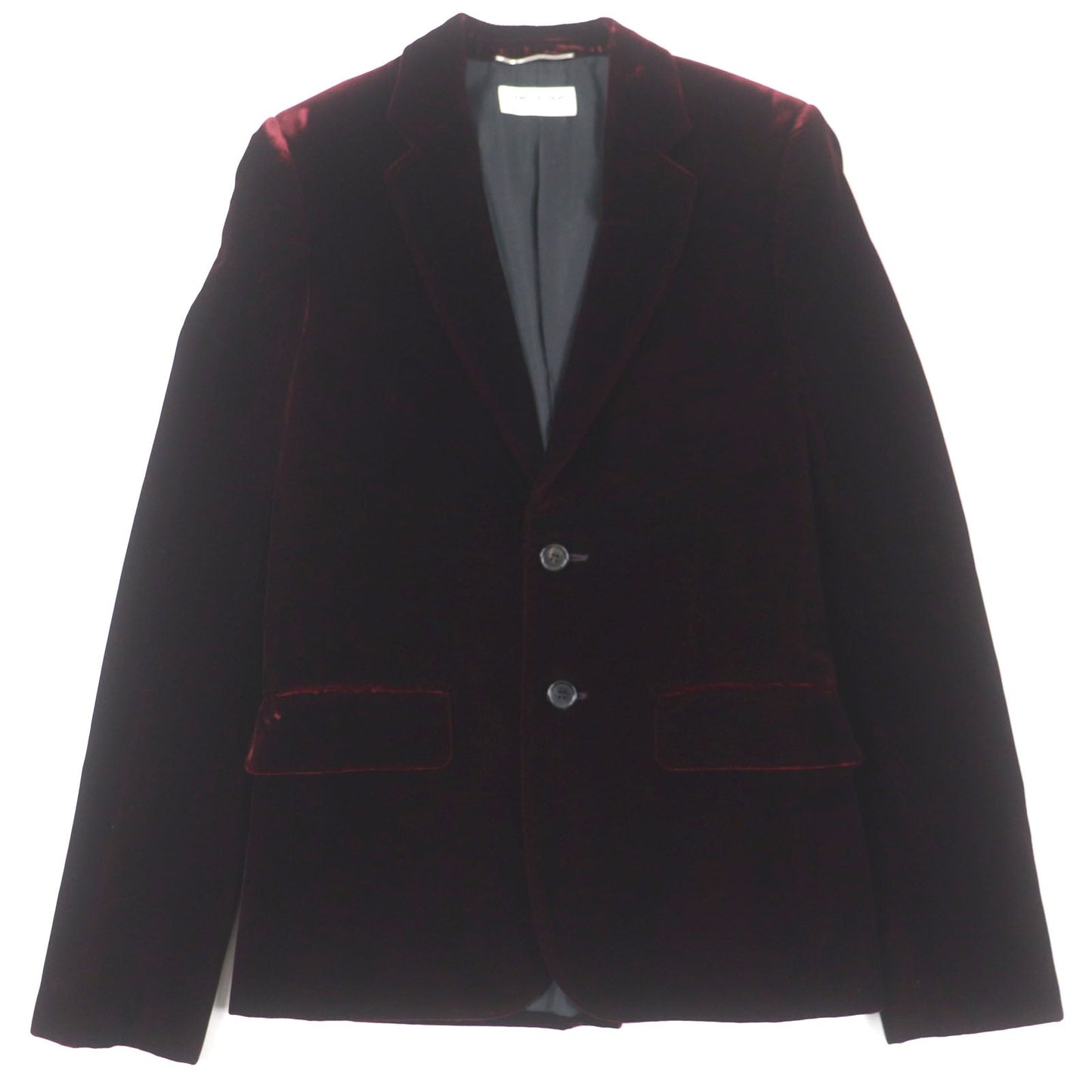 Saint Laurent Paris tailored jacket Velour Silk Lined Jacket