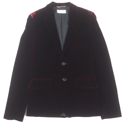 Saint Laurent Paris tailored jacket Velour Silk Lined Jacket