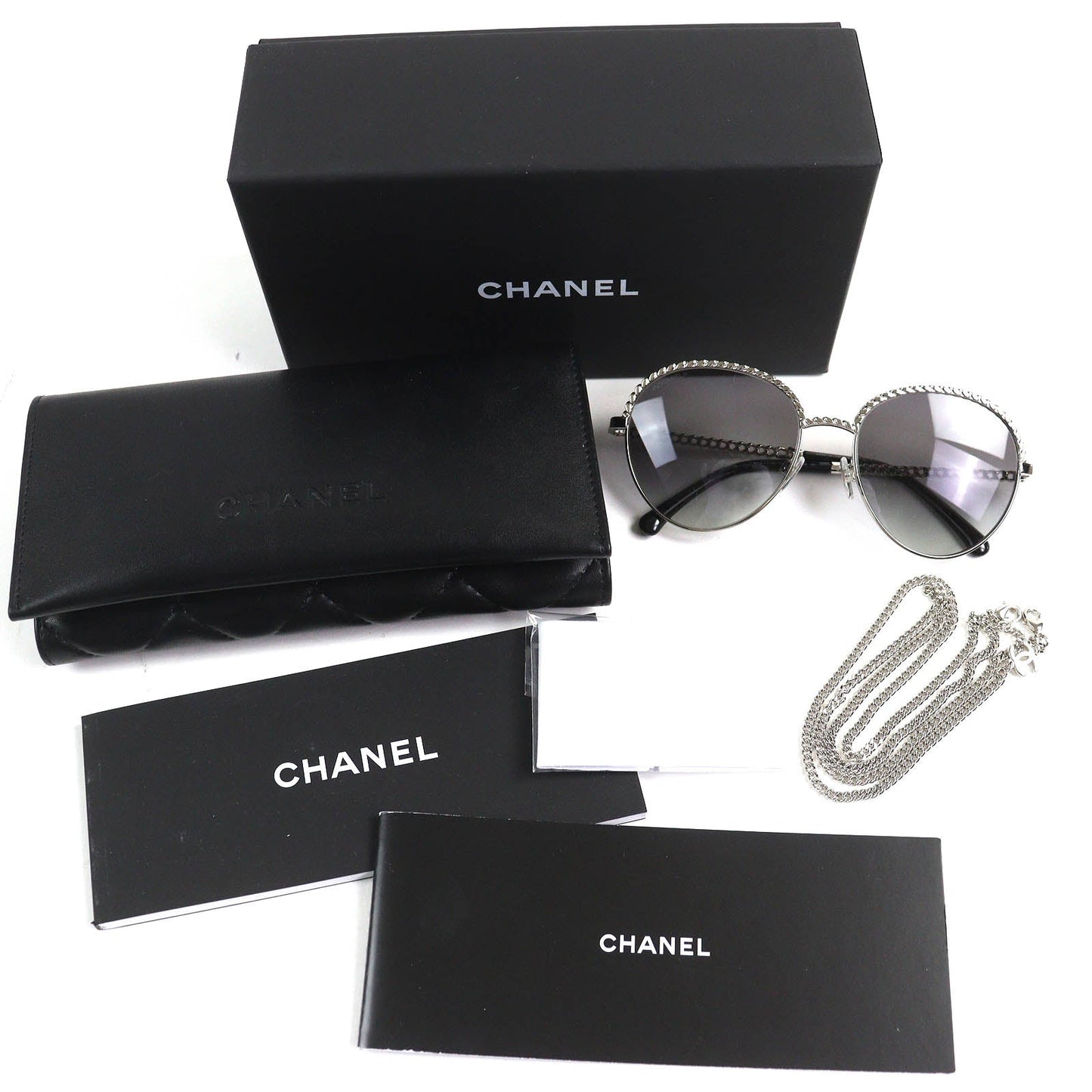 Chanel COCO Mark Chain Sunglasses