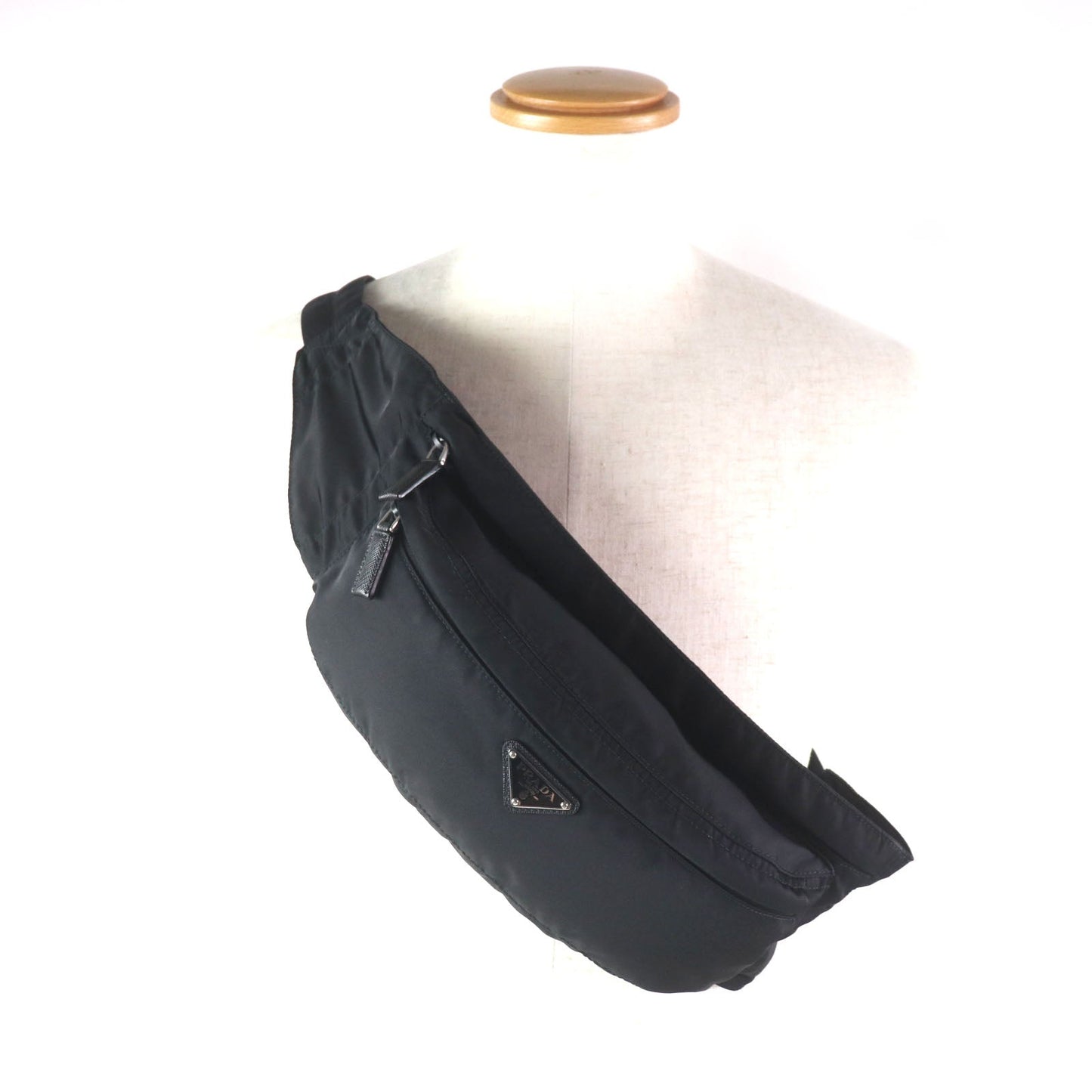 Prada 2VL132 Nylon Saffiano Leather Belt Bag