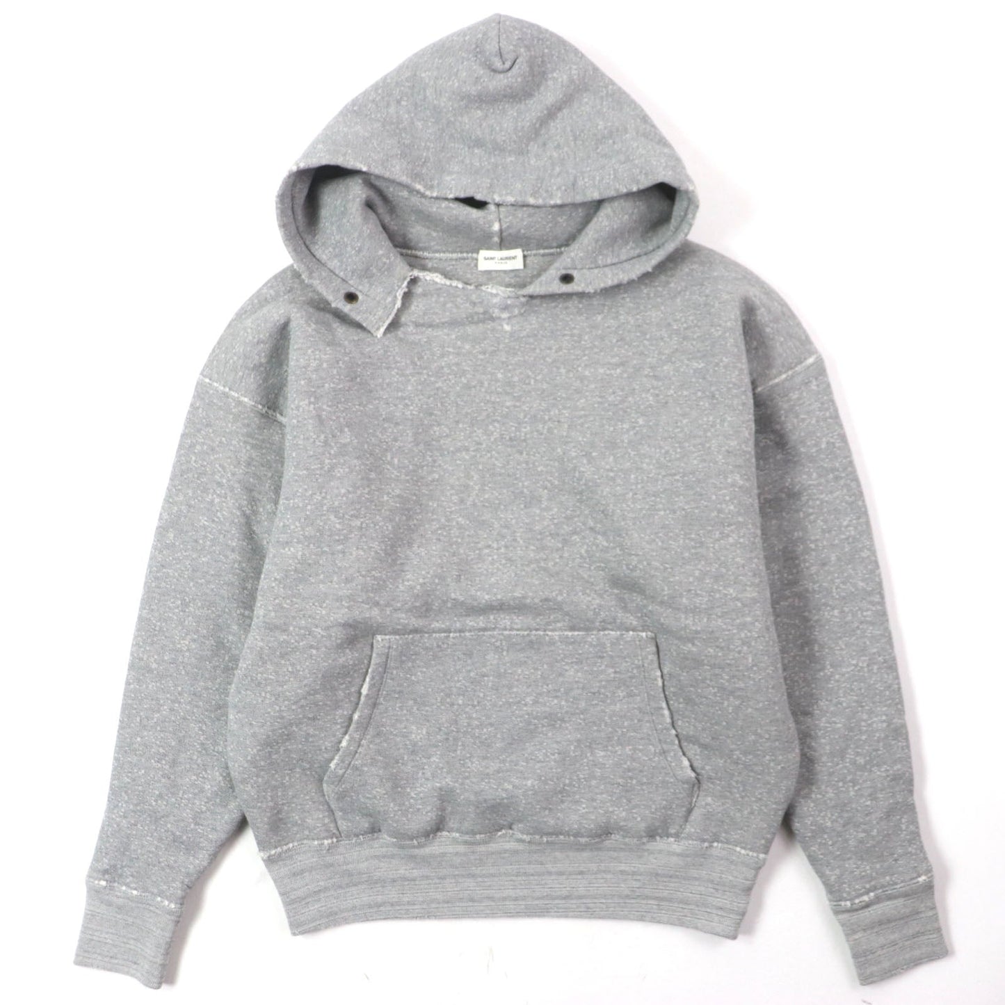 Saint Laurent Back Print Cotton Pullover