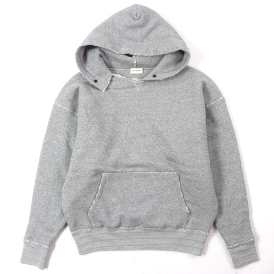 Saint Laurent Back Print Cotton Pullover