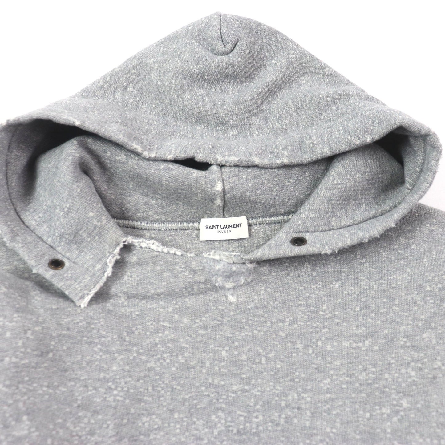 Saint Laurent Back Print Cotton Pullover