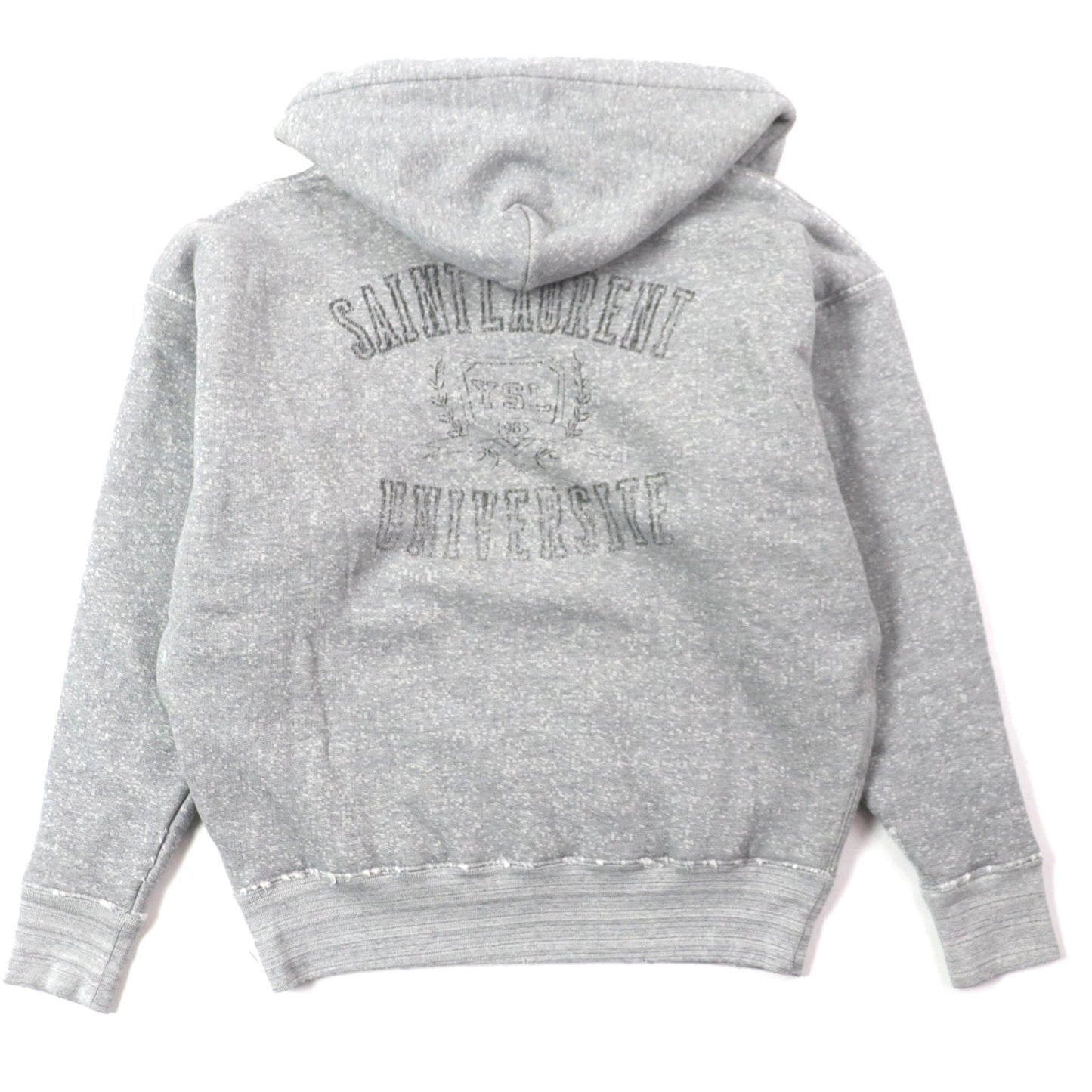 Saint Laurent Back Print Cotton Pullover