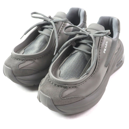 Prada SYSTEM Triangle logo leather sneakers
