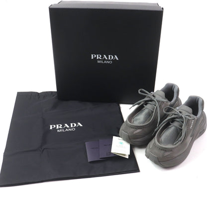 Prada SYSTEM Triangle logo leather sneakers
