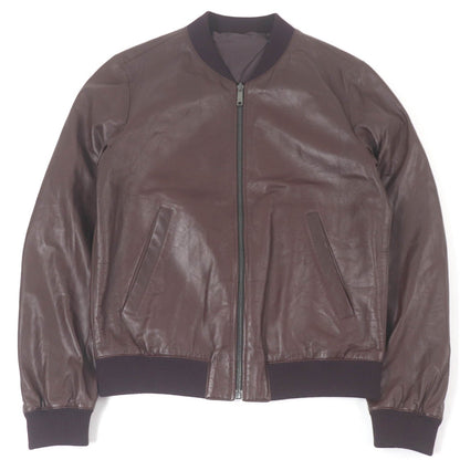 Prada Triangle logo Sheep leather Nylon 2way jacket