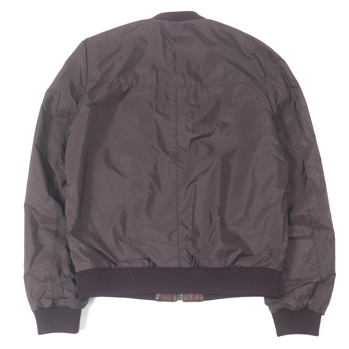 Prada Triangle logo Sheep leather Nylon 2way jacket