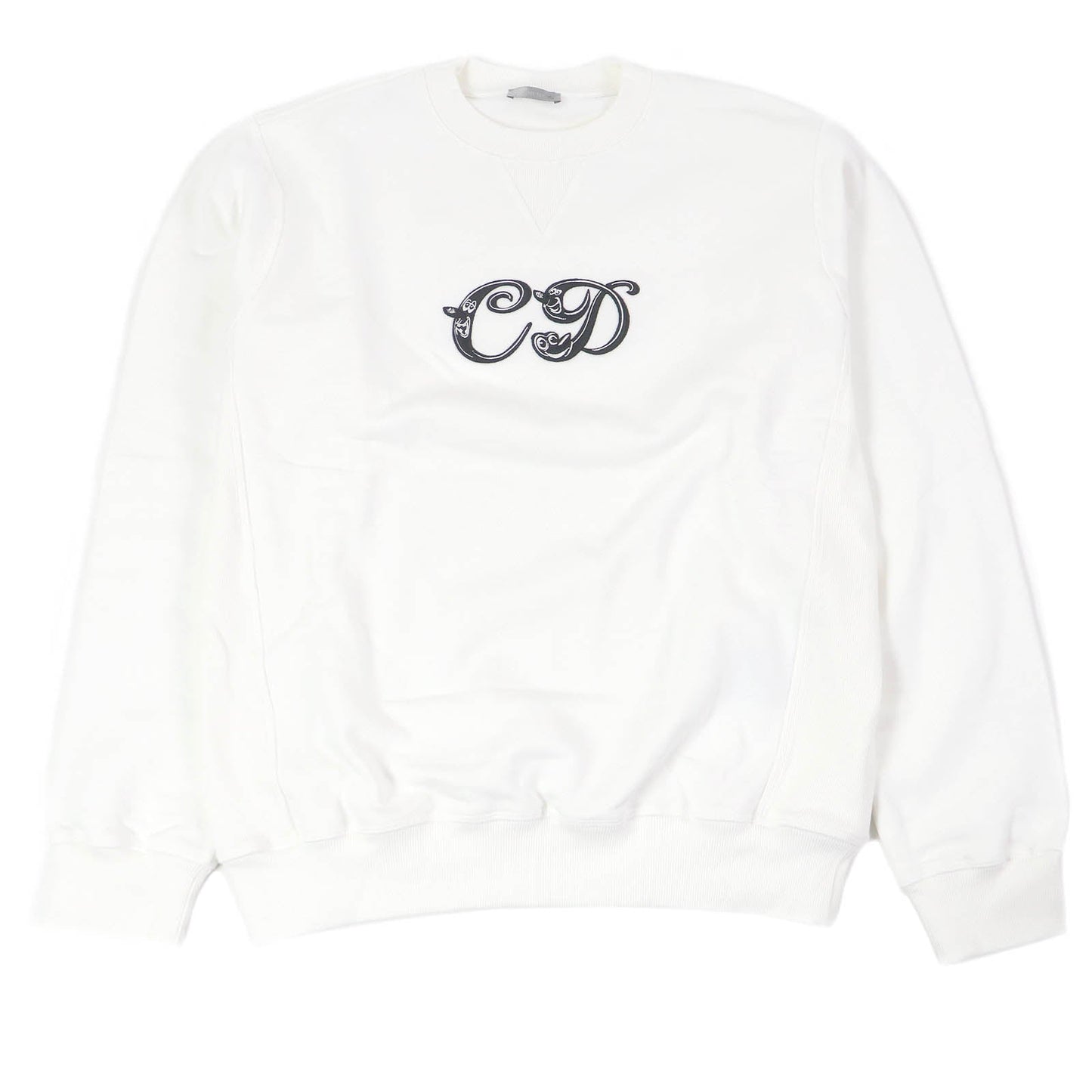 Dior×Kenny Scharf Logo embroidery Cotton Rayon Sweatshirt