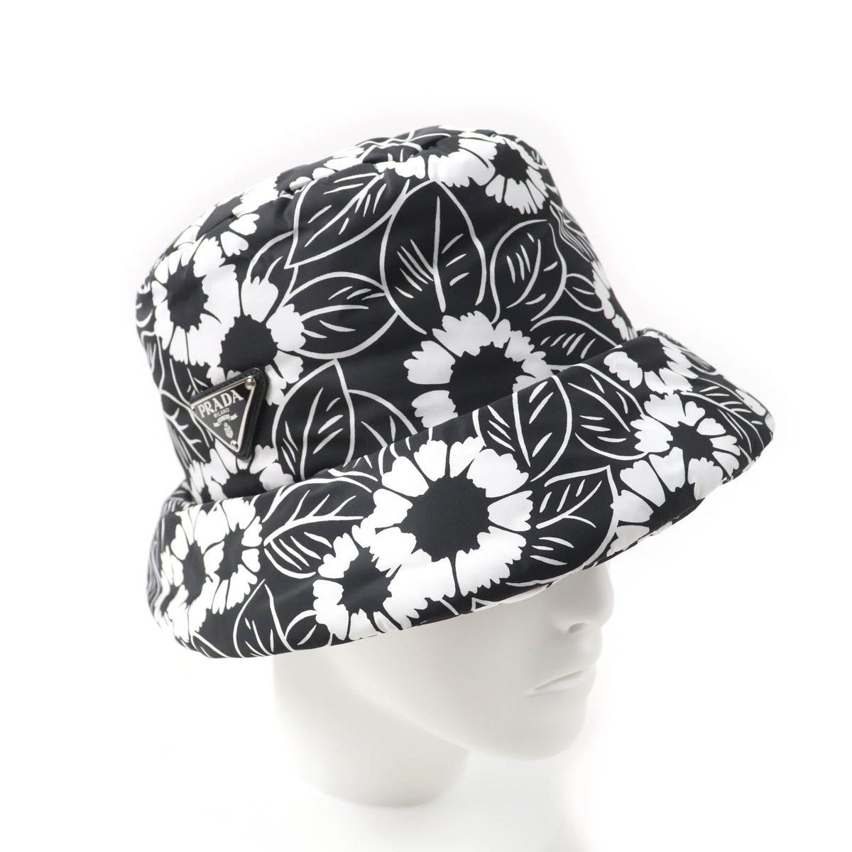 Prada Re-Nylon Triangle Bucket Hat