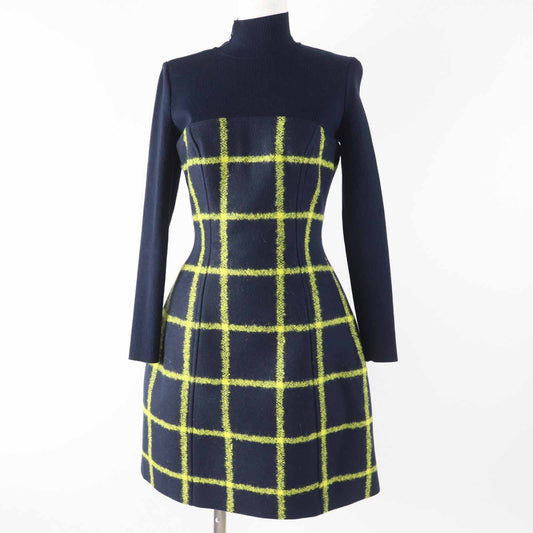 Christian Dior 5A21617A1161 Wool Mohair Dress