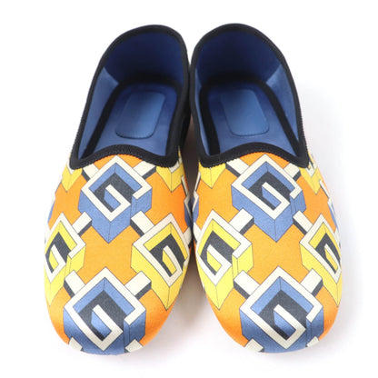 Gucci Geometric G logo print Satin Room Shoes