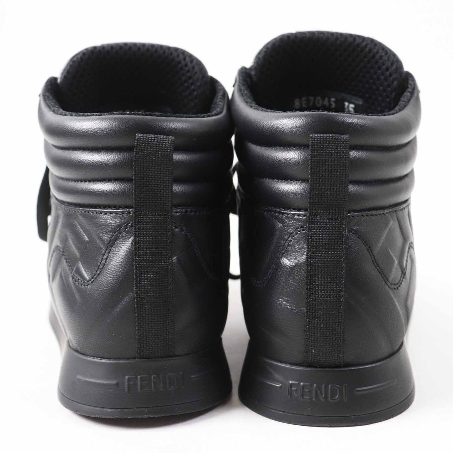Fendi FF logo leather sneakers