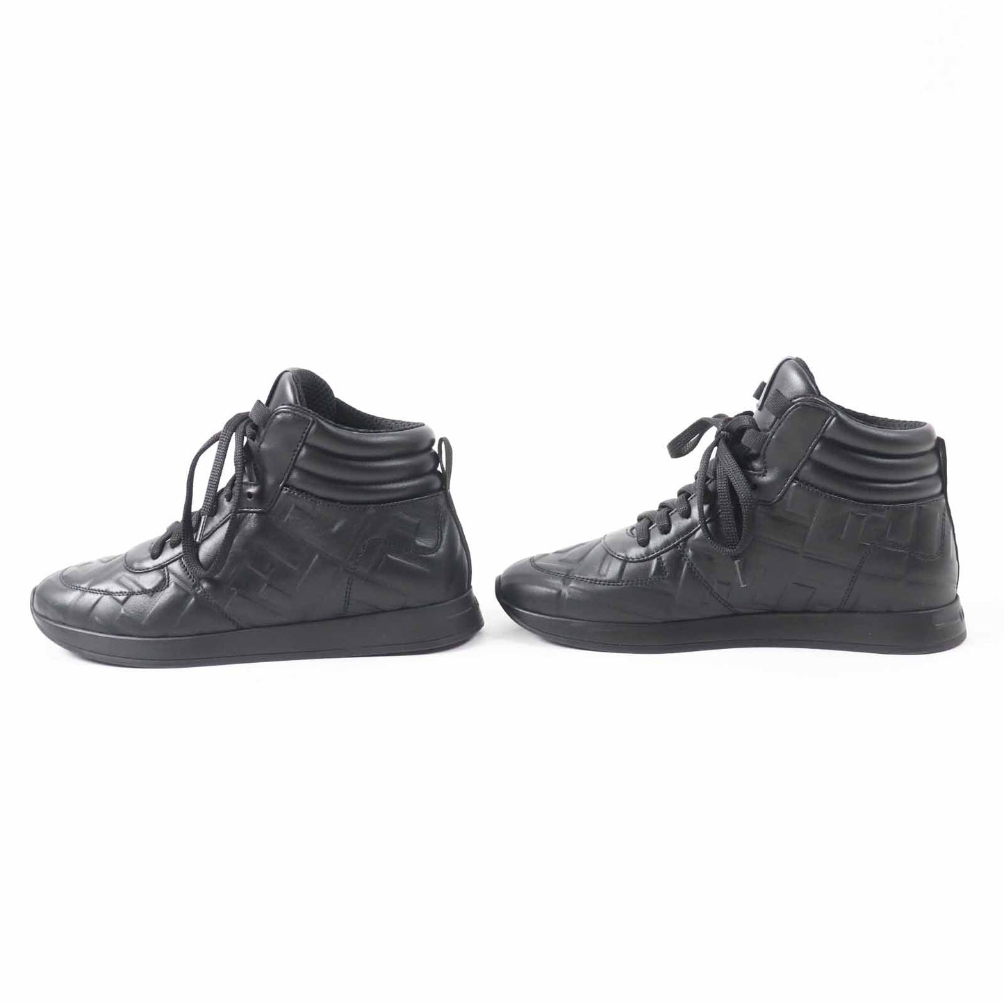 Fendi FF logo leather sneakers