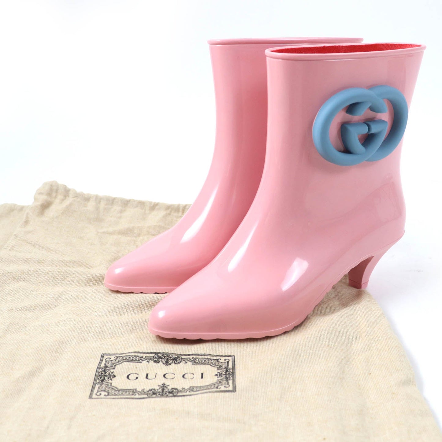 Gucci Interlocking G Rain shoes Rubber Rain Boots
