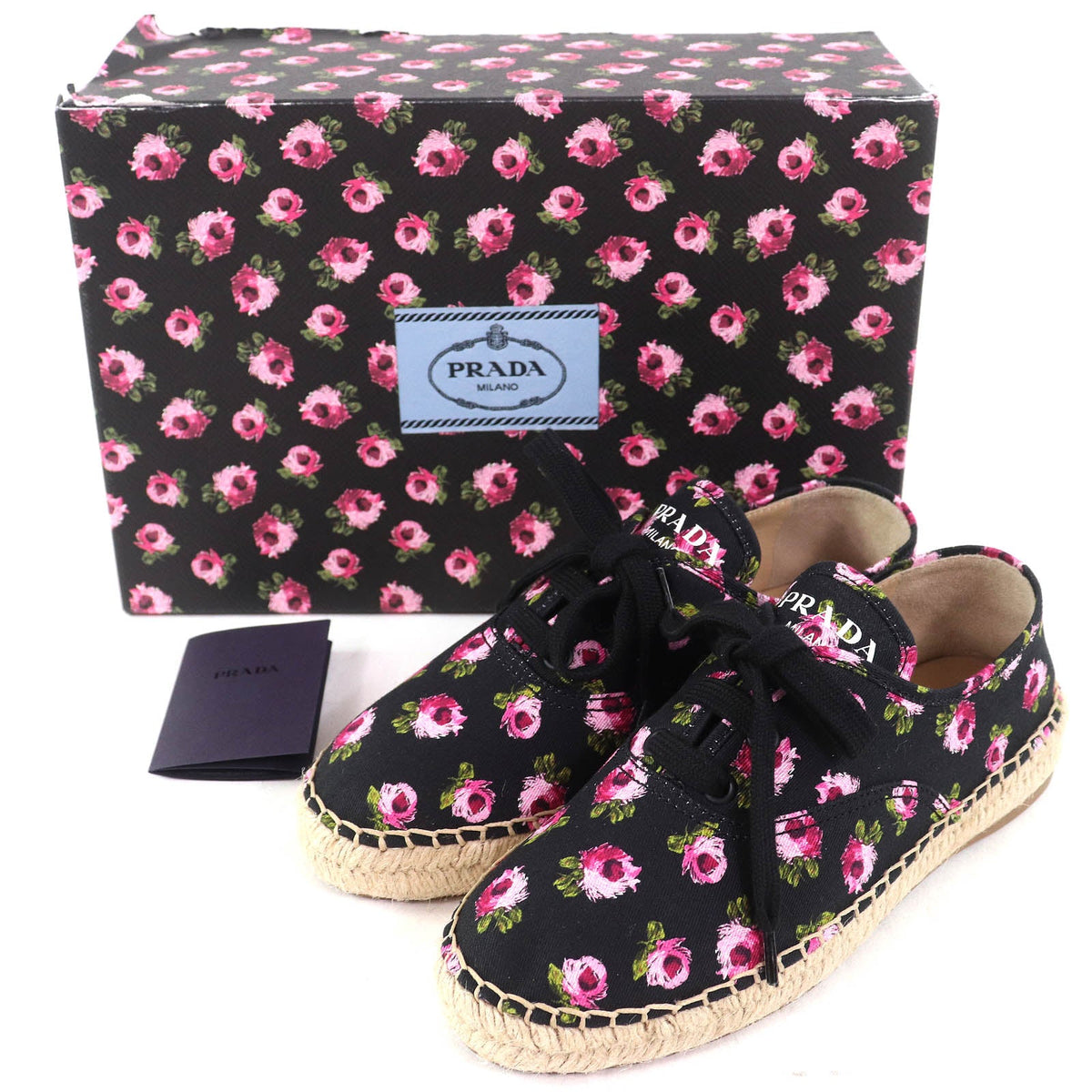 Prada Gabardine Canvas Espadrilles