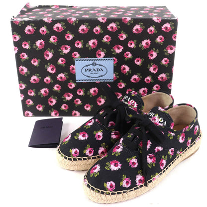 Prada Gabardine Canvas Espadrilles