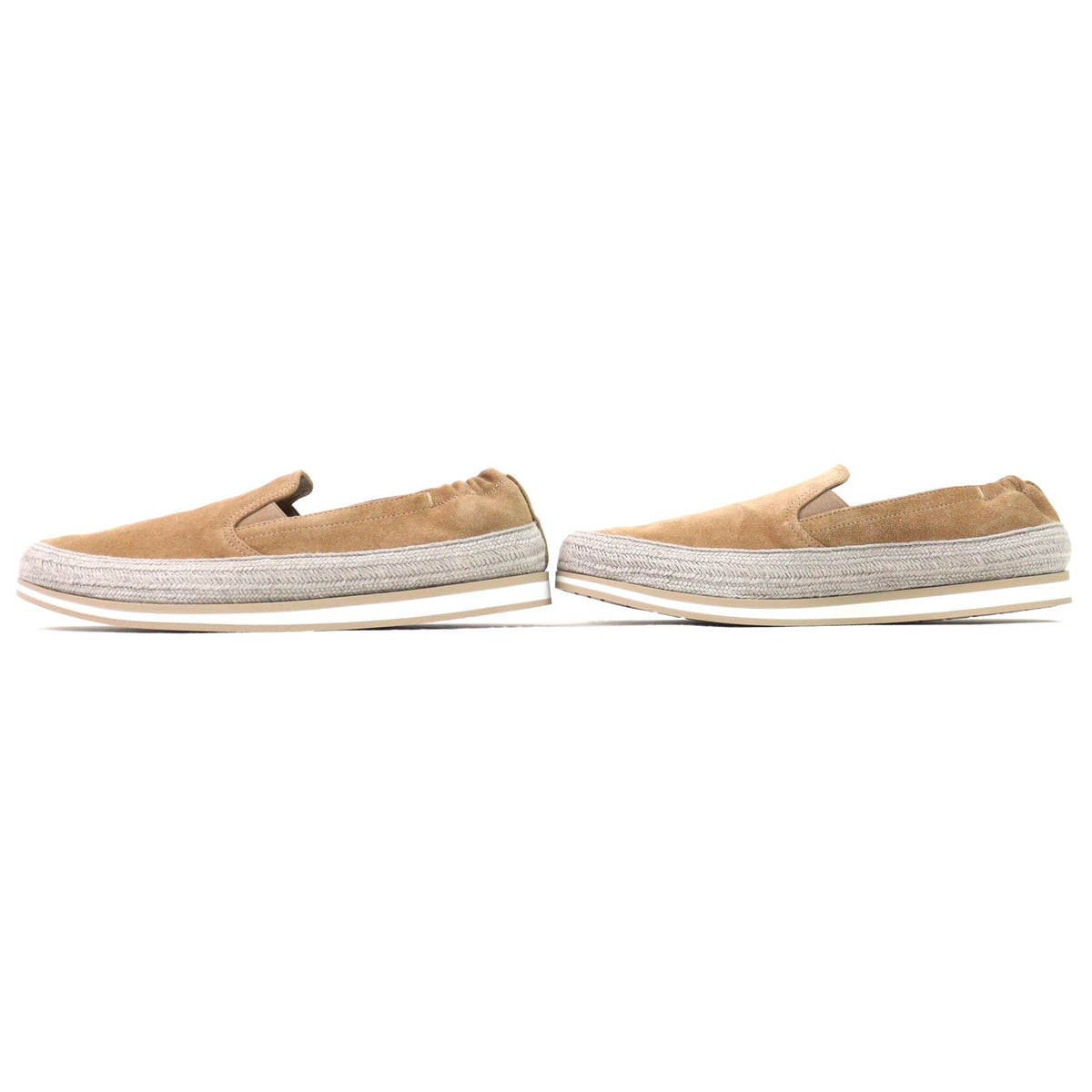 Prada 2DG126 Suede Leather Slip-on