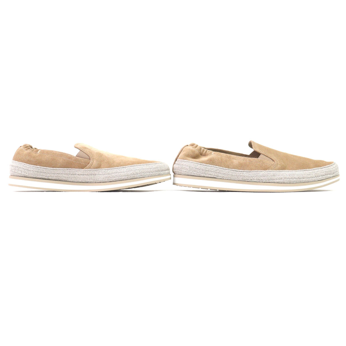Prada 2DG126 Suede Leather Slip-on