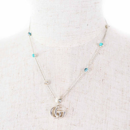 Gucci Double G Mother of Pearl AG925 Necklace