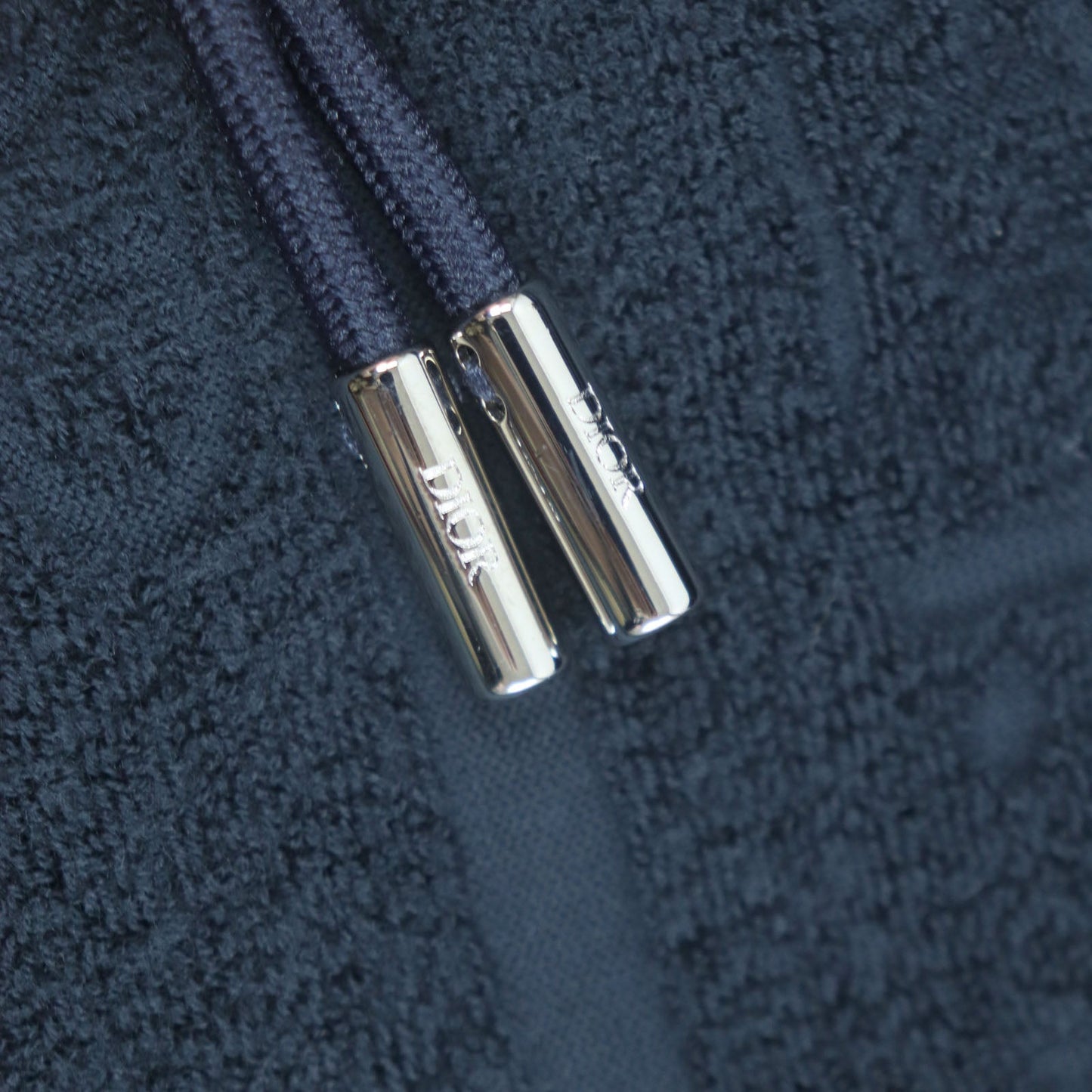 Dior Oblique pile fleece cotton hoodie