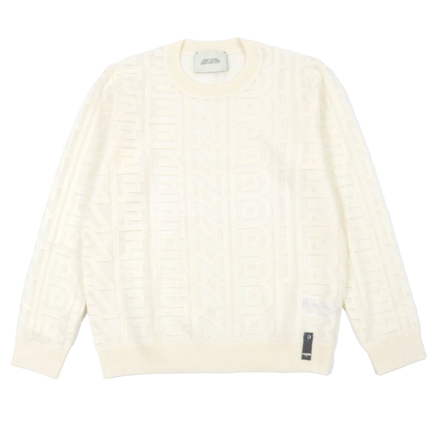 Fendi×Marc Jacobs FZX131 Wool Knit Long Sleeve T-shirt