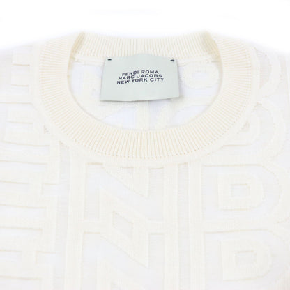 Fendi×Marc Jacobs FZX131 Wool Knit Long Sleeve T-shirt