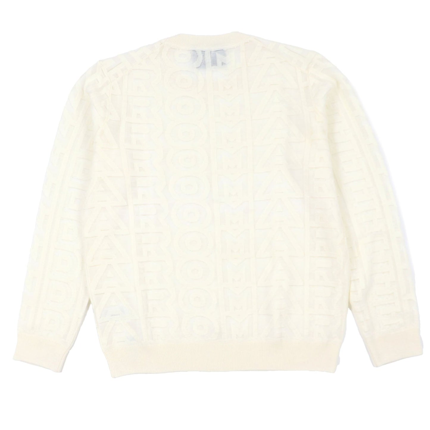 Fendi×Marc Jacobs FZX131 Wool Knit Long Sleeve T-shirt