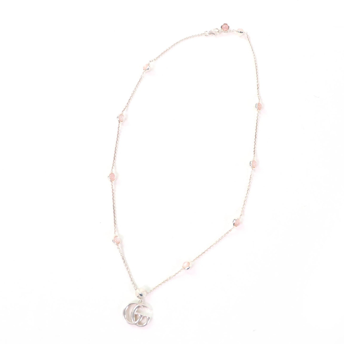 Gucci Double G Mother of Pearl AG925 Necklace