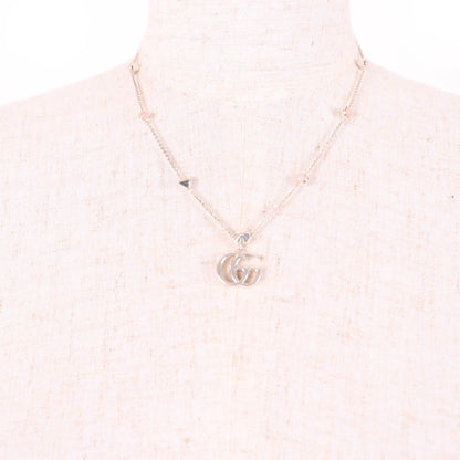 Gucci Double G Mother of Pearl AG925 Necklace