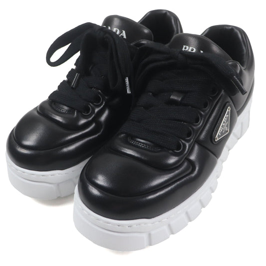 Prada Triangle logo Nappa leather sneakers
