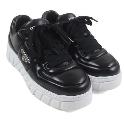 Prada Triangle logo Nappa leather sneakers