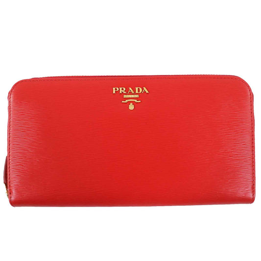 Prada VITELLO MOVE Leather Long Wallet