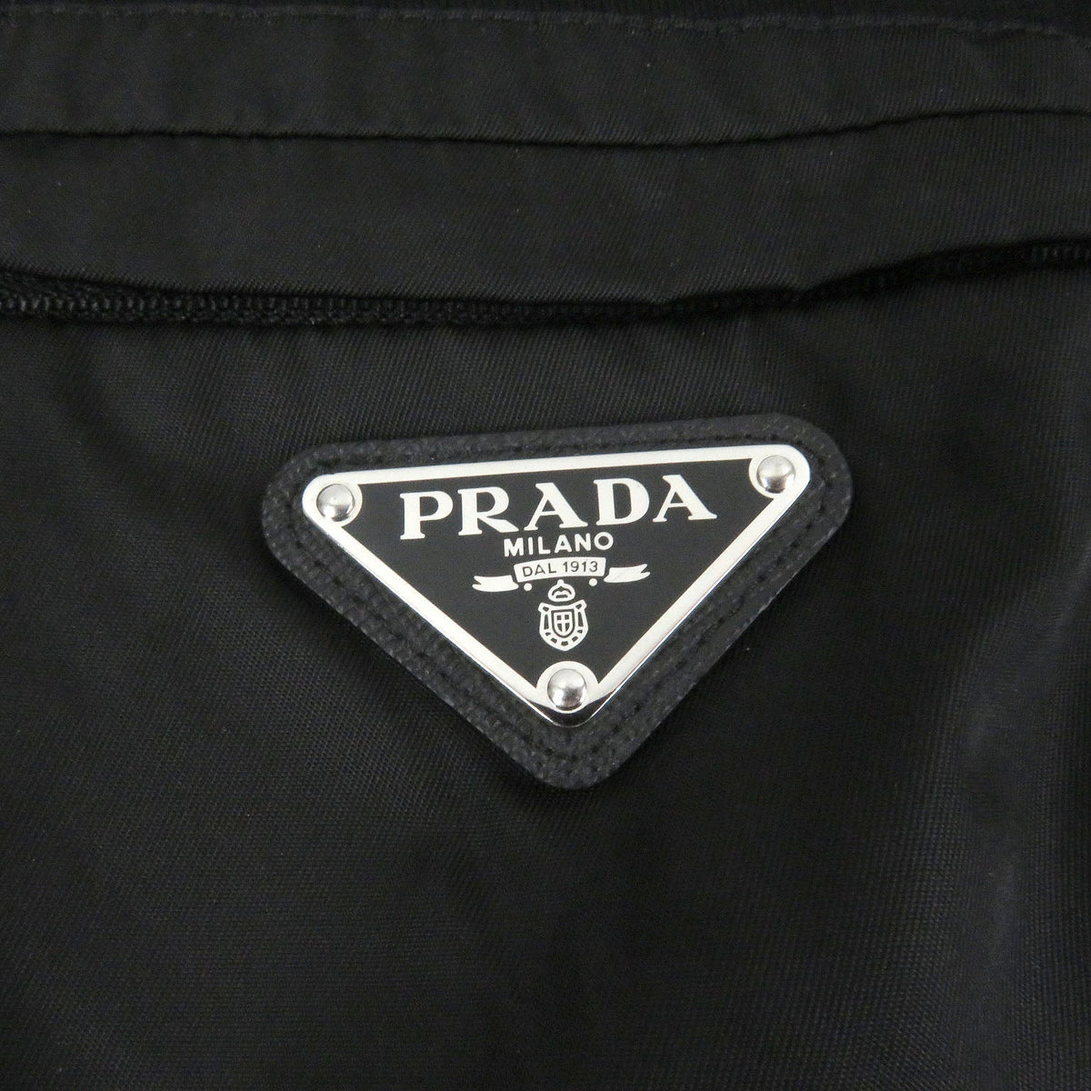 Prada Felpadouble Triangle Logo Cotton Sweatshirt