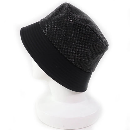 Prada Re-Nylon Logo Rhinestone Bucket Hat