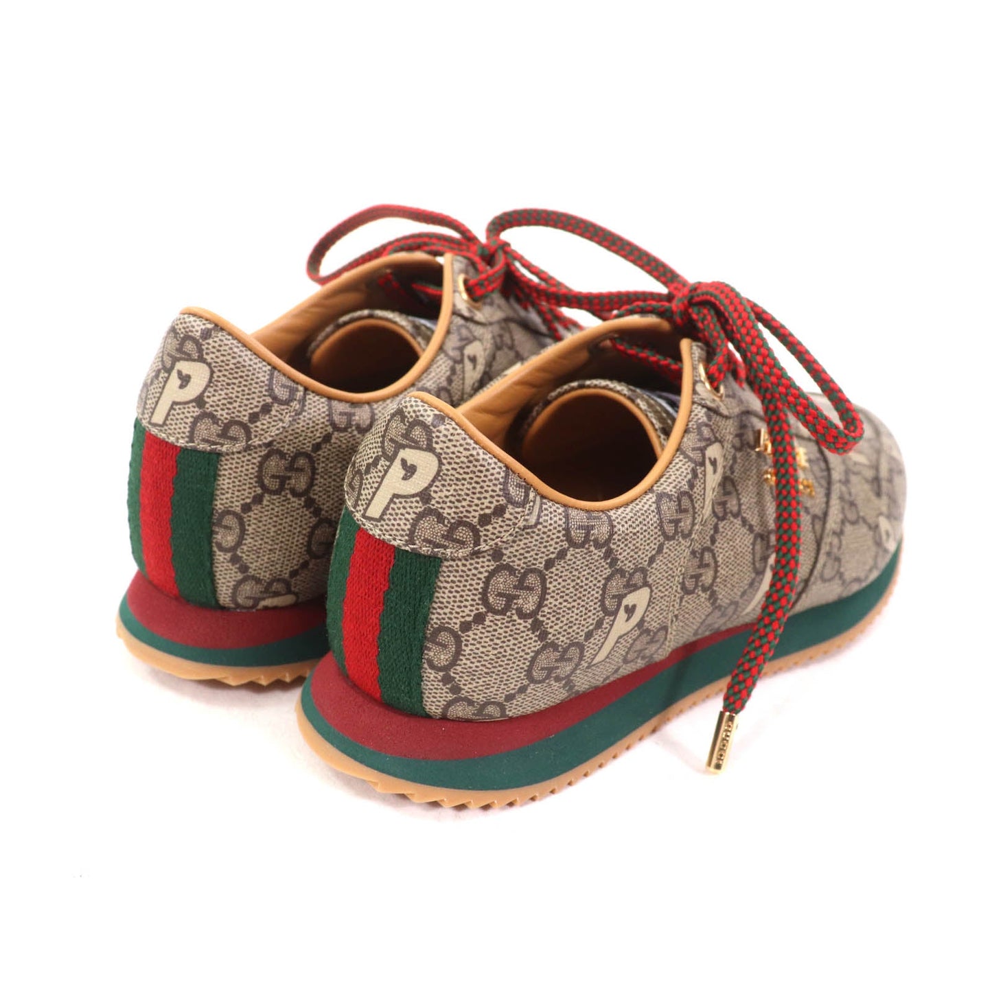 Gucci Palace Palace GG Supreme Metal Logo Lace-up Sneakers