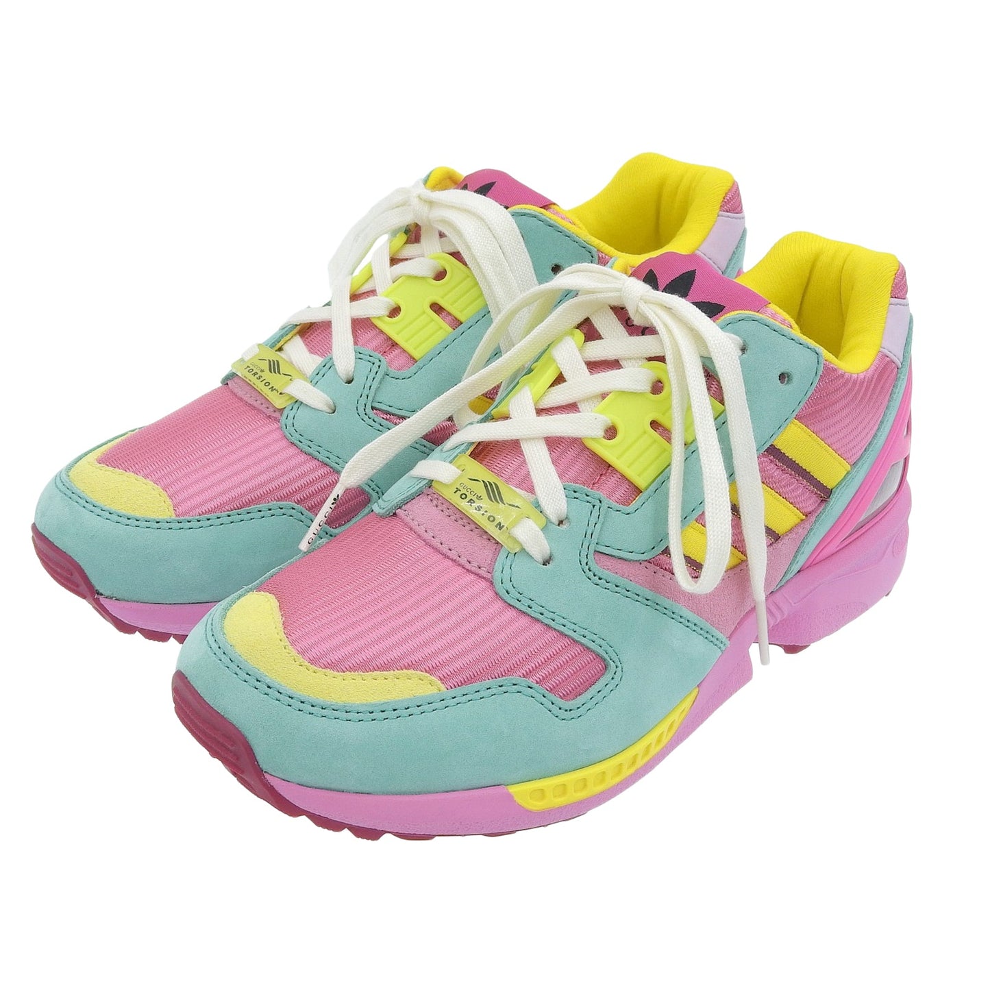 Gucci×adidas TORSION ZX8000 Suede Leather Sneakers