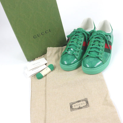 Gucci Ace Web line GG crystal Low Cut Sneakers