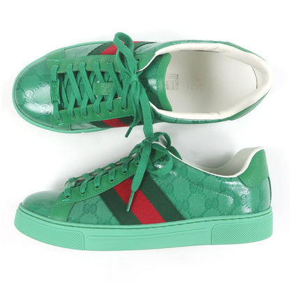 Gucci Ace Web line GG crystal Low Cut Sneakers