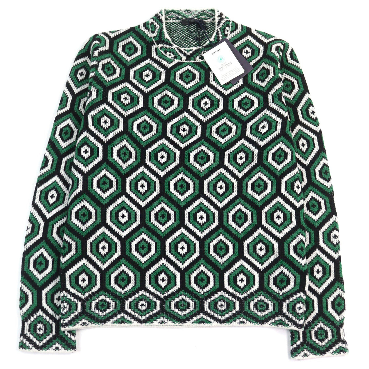 Prada Mock neck jacquard Knitwear